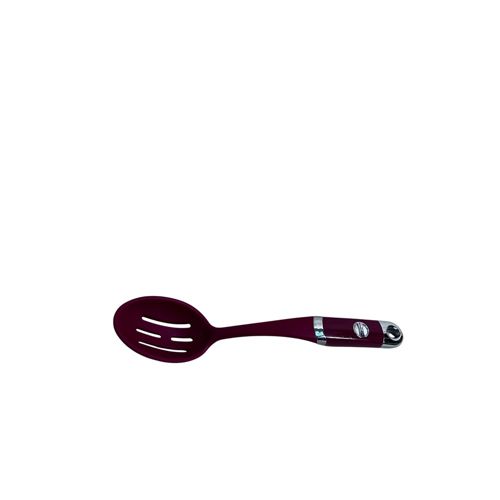 KitchenAid Slotted Spoon 13.5" Red Nylon Ergonomic Handle Kitchen Utensil